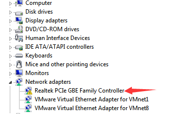 realtek pcie gbe family controller driver w7